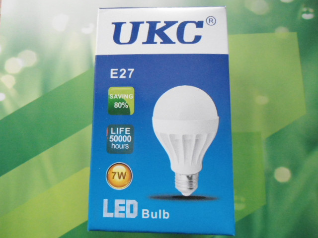 Лампочка LED LAMP E27 7W UKC Энергосберегающая Круглая - фото 2 - id-p406229953