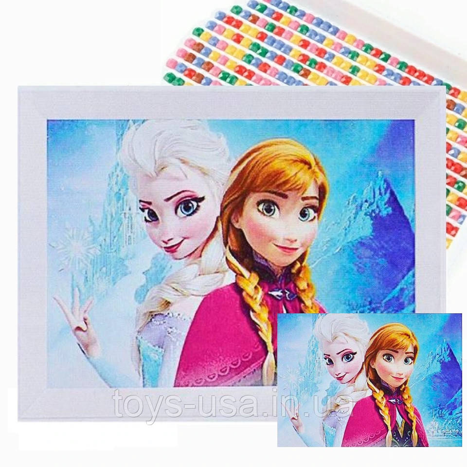 Алмазна мозаїка для дитячої творчості (20-30 см) арт. JS 20450, фото 1