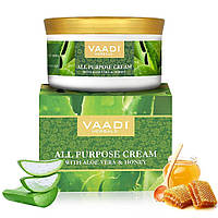 Универсальный крем с алоэ вера, медом и манджиштой 150 г, Ваади; All Purpose Cream with Aloe Vera, Honey & Man