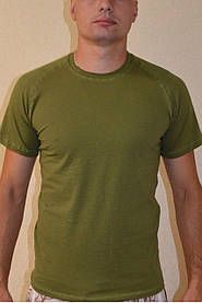 Чоловіча футболка в обтяжку Lans L 12/004 бавовна хакі розмір XL 52