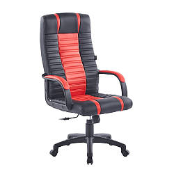Крісло комп'ютерне офісне Bonro B-048 чорне з червоним