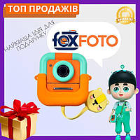 Цифровий дитячий фотоапарат FoxFoto миттєвого друку камера для дитини