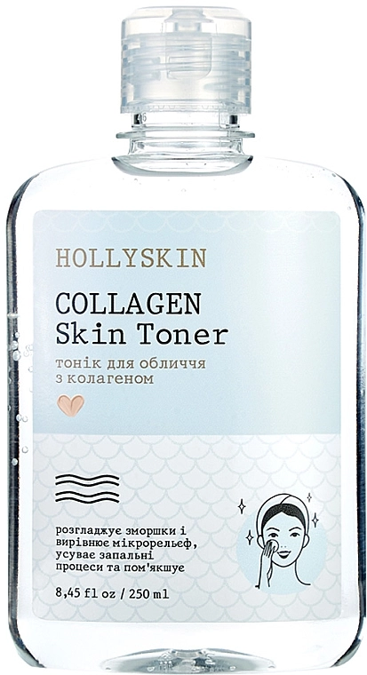 Тонік для обличчя Hollyskin Collagen Skin Toner 250 мл, фото 1