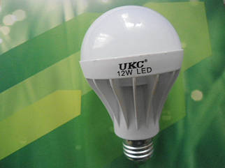 Лампочка LED LAMP E27 12W UKC Енергозберігаюча Кругла