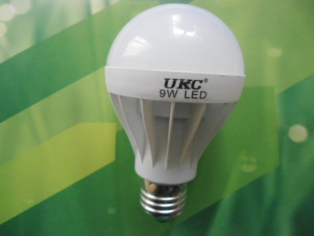 Лампочка LED LAMP 9W E27 UKC Енергозберігаюча Кругла