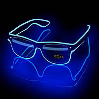 Неоновые очки ZFVEN. Светящиеся, мигающие, светодиодные солнцезащитные очки для вечеринки