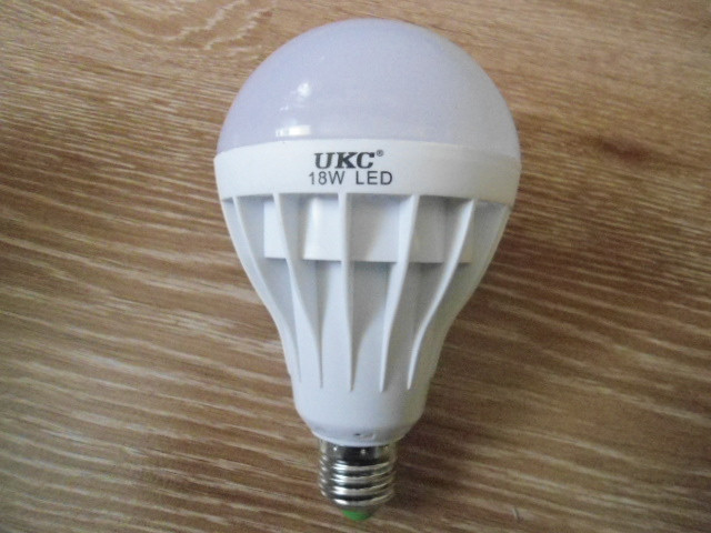 Лампочка LED LAMP E27 18W UKC Энергосберегающая Круглая - фото 1 - id-p406231827