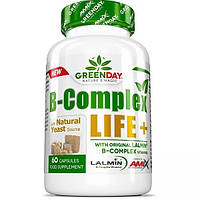 Витамин B для спорта Amix Nutrition GreenDay B-Complex Life+ 60 Caps ZZ, код: 7911127