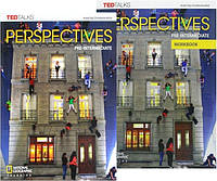 TED Talks: Perspectives Pre-Intermediate Student Book + Workbook / Комплект (Учебник + тетрадь с диском)