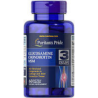 Препарат для суставов и связок Puritan's Pride Chondroitin Glucosamine MSM 3 Per Day Formula, 120 капсул