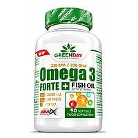 Жирные кислоты Amix Nutrition GreenDay Omega3 Forte+, 90 капсул CN9178 SP