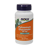 Витамины и минералы NOW Potassium Gluconate 99 mg, 100 таблеток CN11582 SP