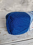 Пряжа акрил 100% Tunc Star Maxi, синий, фото 2