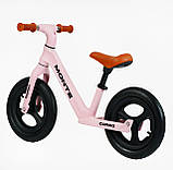 Велобіг Corso Monte нейлонова рама надувні колеса 12 дюймів, рожевий 07126, фото 3