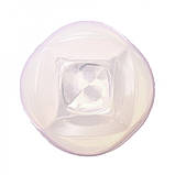 Вібратор для стимуляції клітора рельєфний прозорого кольору Iroha Petit Lily Кайф, фото 2