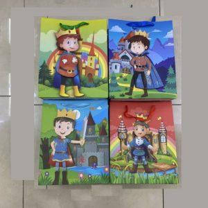 Подарунковий паперовий пакет S "Little prince 3D", 18×23×9 см (R91217-S)