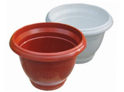 Квітковий горщик "Петунія" №0, діаметр 160 мм, висота 140 мм, мікс кольорів