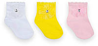 Детские носки для девочки NSD-226 с бантом