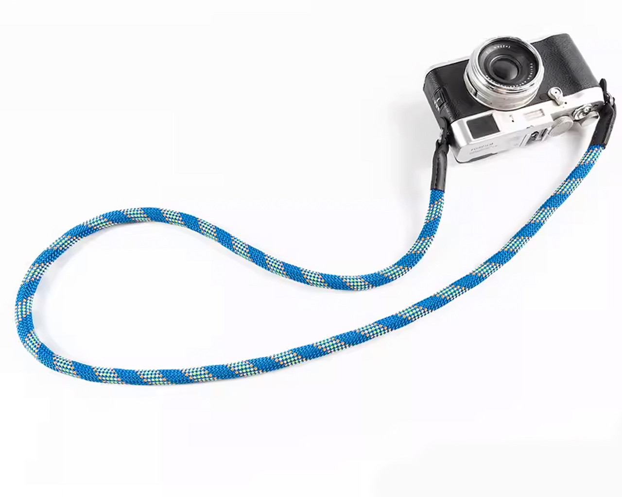 Універсальний ремінь шнурок для фотокамери текстильний блакитний CAMERA STRAP, ремені на фотоапарат