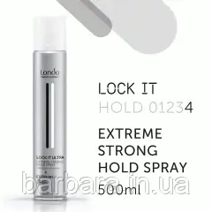 Лак для волосся екстрасильної фіксації Londa Lock It 500 мл