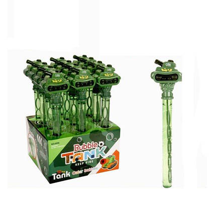 Мильні бульбашки 6058 меч, ручка-танк, 12 шт. у диспл., 25,5-36,5-25,5 см.