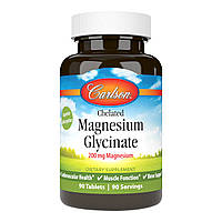 Витамины и минералы Carlson Labs Chelated Magnesium Glycinate, 90 таблеток DS