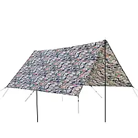 Тент зі стійками Tramp Tent 3 х 3 camo UTRT-104-camo (водонепроникний тент від дощу, сонцю та вітру)