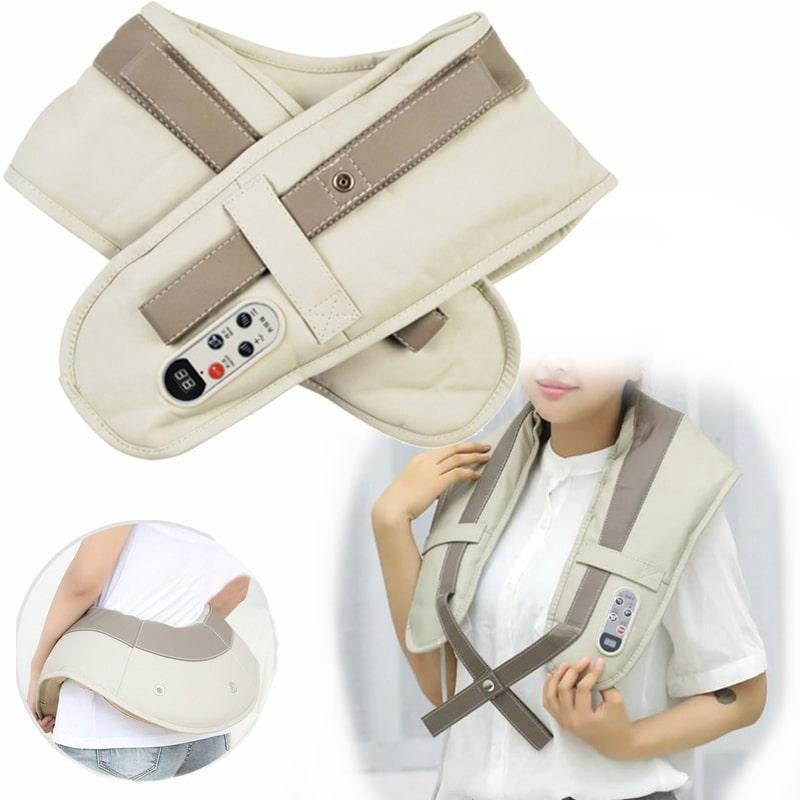 Вібромасажер для спини та шиї Cervical Massage Shawls