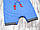 2 шт - 80 8-11 міс тонкий бавовняний пісочник ромпер боді для хлопчика новонароджених малюків літній бодік 3094 ГЛБ, фото 4