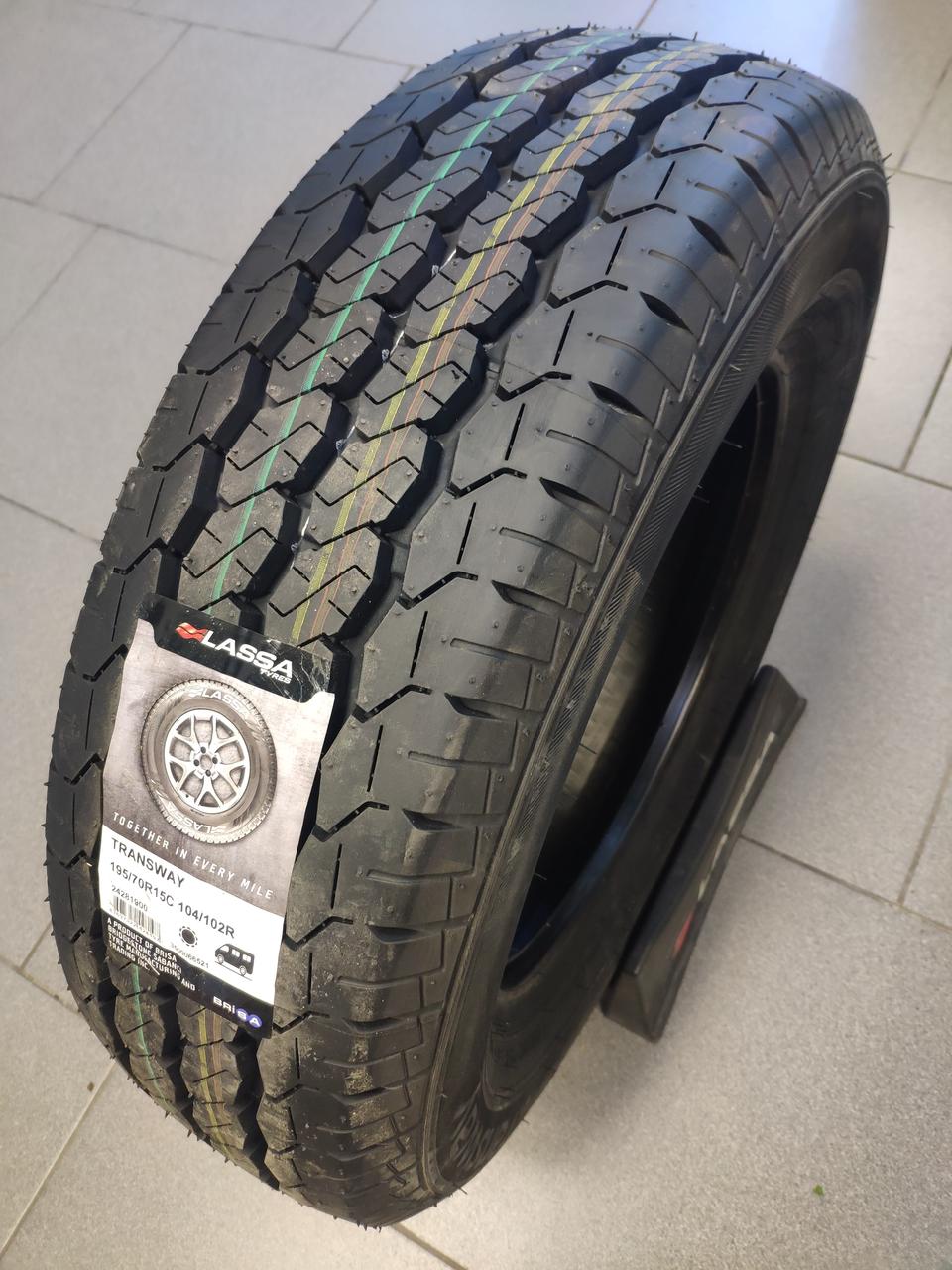 Літні шини Lassa Transway 195/70 R15C 104/102R (Туреччина 2022р.)