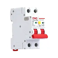 Диференціальний вимикач YCB9LE-80M 40A 1Р+N 30mA 6kA С CNC, фото 3
