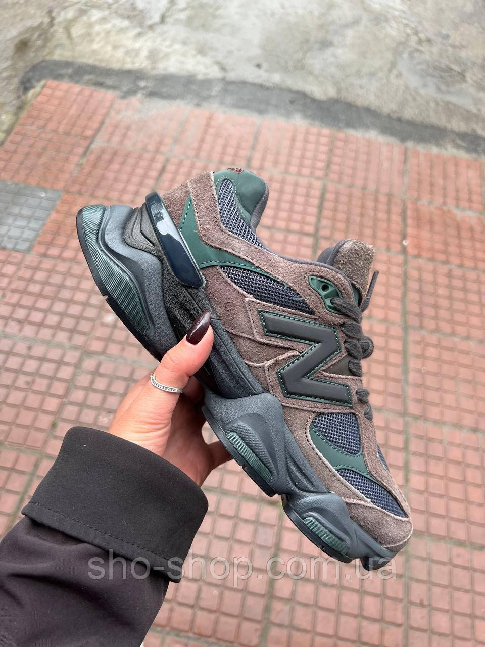 Кроссовки Asics 9060 Beef and Broccol Brown Black, фото 1