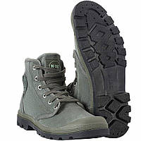 Кеды тактические M-Tac - Canvas Olive,удобные классические прочные армейские ботинки м-так олива для военных