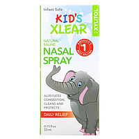 Xlear, Kid's Xlear, солевой назальный спрей для детей, 22 мл