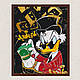 Картина за номерами Скрудж Макдак. З Фарбами металік(золоті) 40*50 см Орігамі LW 30051 - фото 9 - id-p1994281624