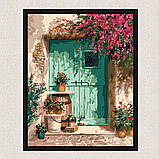 Картина за номерами Origami Двері в оточенні квітів LW 199 40*50 см, фото 7