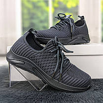 Кросівки жіночі темно-сірі текстильні GIPANIS 4470, фото 2