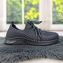 Кросівки жіночі темно-сірі текстильні GIPANIS 4470, фото 3