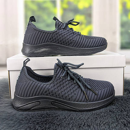 Кросівки жіночі темно-сірі текстильні GIPANIS 4470, фото 1