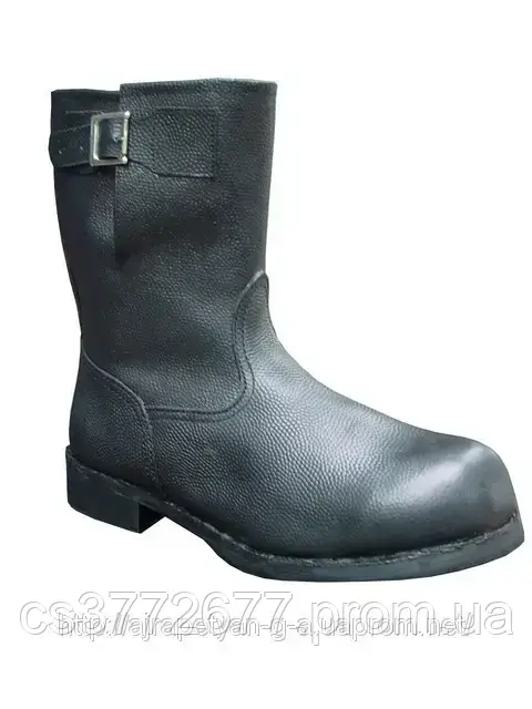 Чоботи кирзові цвяхові укорочені - фото 1 - id-p2190482908