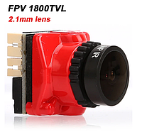FPV камера 1800TVL 2.1мм 1/1.8" CMOS PAL/NTSC камера для дрону