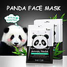 Тканинна маска для обличчя з принтом Панда Sadoer Animal Panda Supple Mask 25 g, фото 6