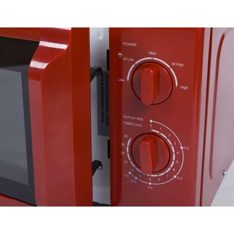 Микроволновая печь VENTOLUX MW 20 H5 RED красная - фото 4 - id-p2190479167
