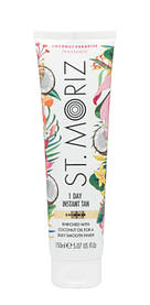 Бронзатор з легким уфуктом засмаги St. Moriz Shinner 1 Day Tan Coconut Paradise (150 ml)