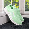 Кросівки жіночі м'ятні текстильні FDEK 4462, фото 6