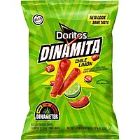 Чипсы Doritos Dinamita Tortilla Chips Chile Limon, 304г