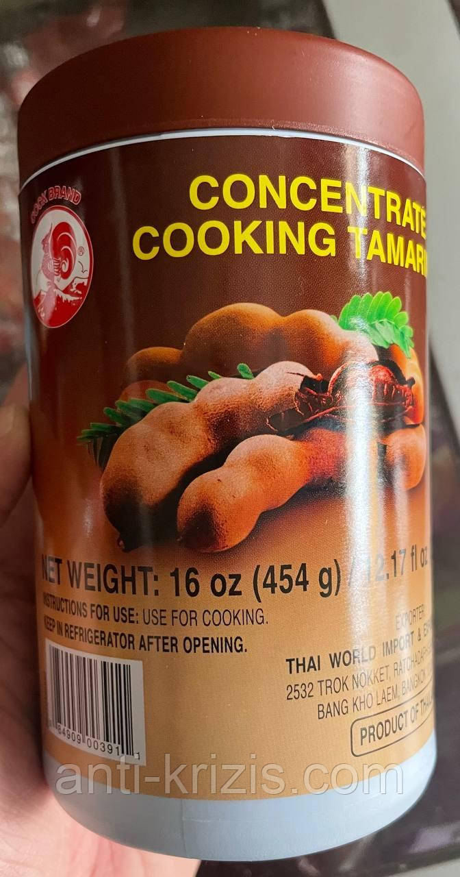 Концентрат тамаринда (паста тамаринда) без кісточок, 454 г, Concentrate Cooking Tamarind Cock Brand, (Таїланд)