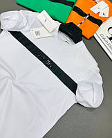 KLR Мужская футболка Calvin Klein LUX КАЧЕСТВО белая / кельвин кляйн чоловіча футболка майка