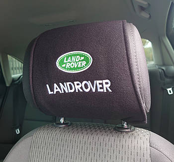 Чохол на підголовник з логотип Land Rover 2шт