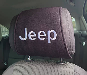 Чохол на підголовник з логотип Jeep  2шт